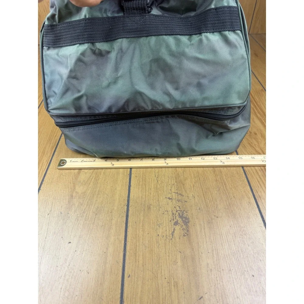 Vintage Team Nordica Duffel Bag Green Black Sports Gym Travel‎ Weekender Bag